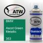 Preview: BMW, Ascot Green Metallic, 353: 400ml Sprühdose, von ATW Autoteile West.